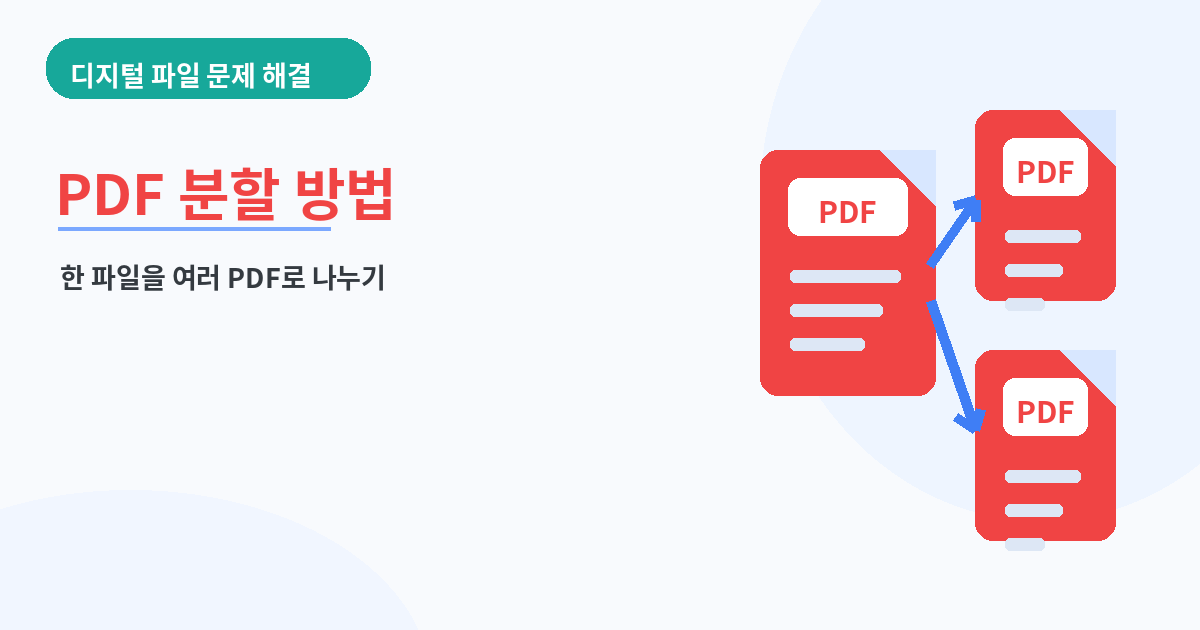 PDF 한 파일을 여러 개로 나누는 방법 썸네일